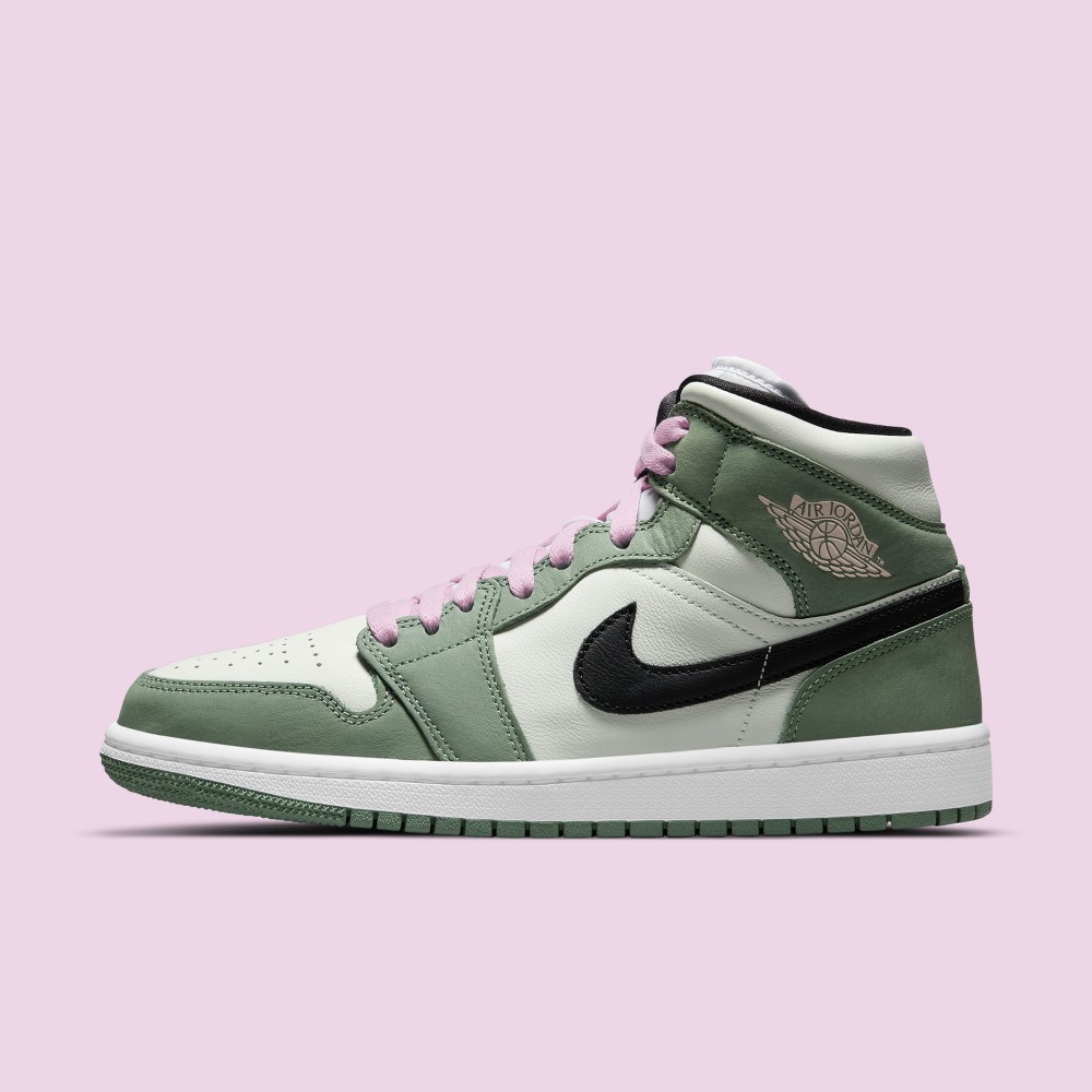 Pink and store green jordan 1