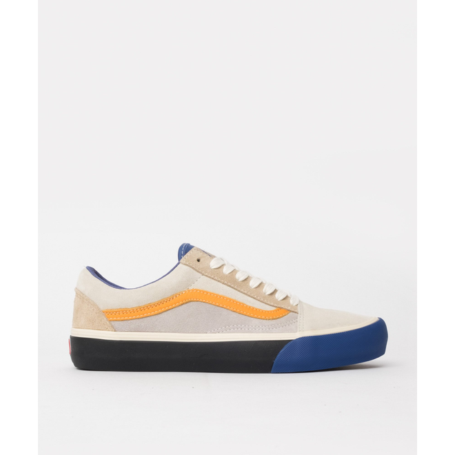 Vans old 2024 skool leather blue