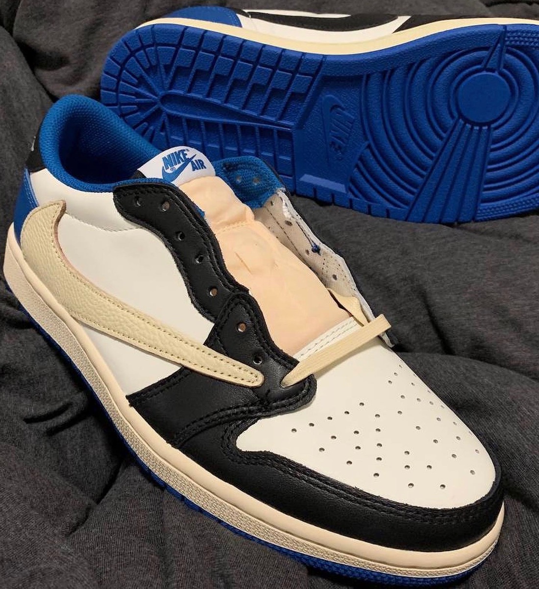 Travis Scott x Fragment x Air Jordan 1 High Preview via Instagram