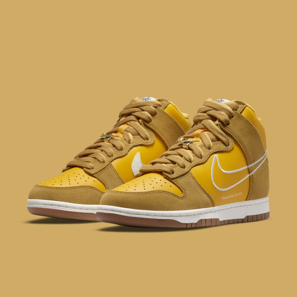 For those asking “is Nike gonna change our banana yellow to gold