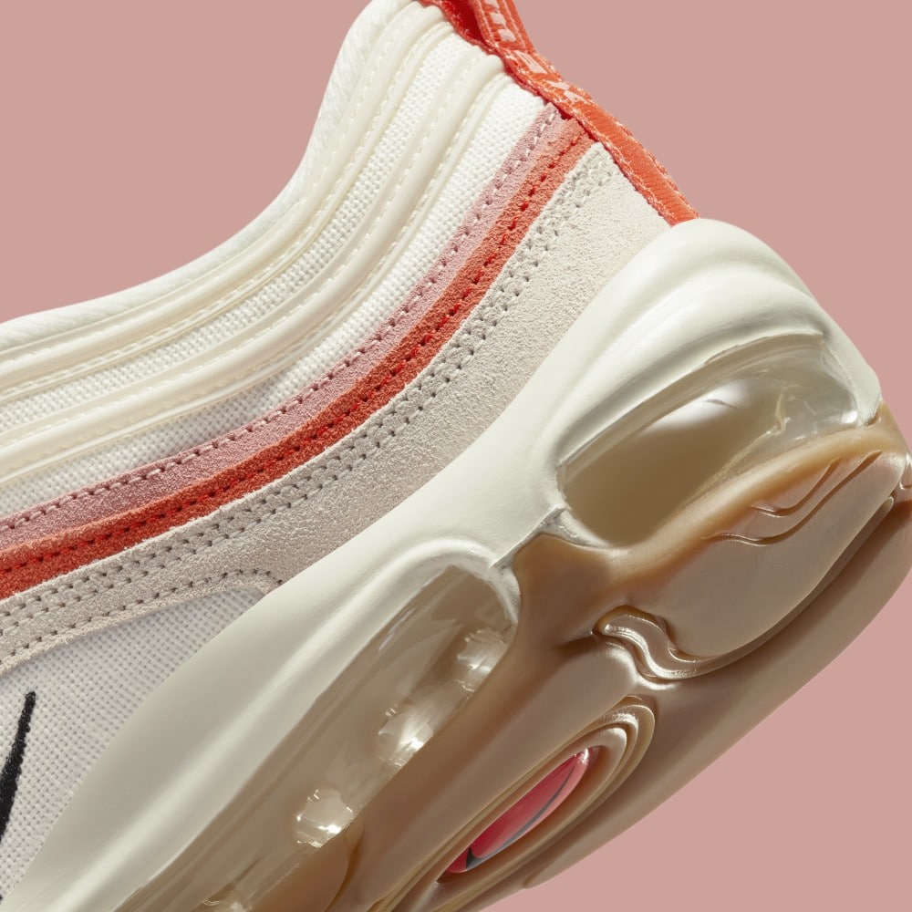 Air max 97 2024 - women's white/coral/sand