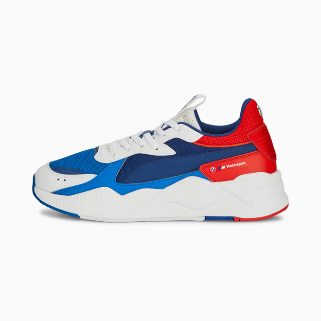 Basket puma shop bleu blanc rouge