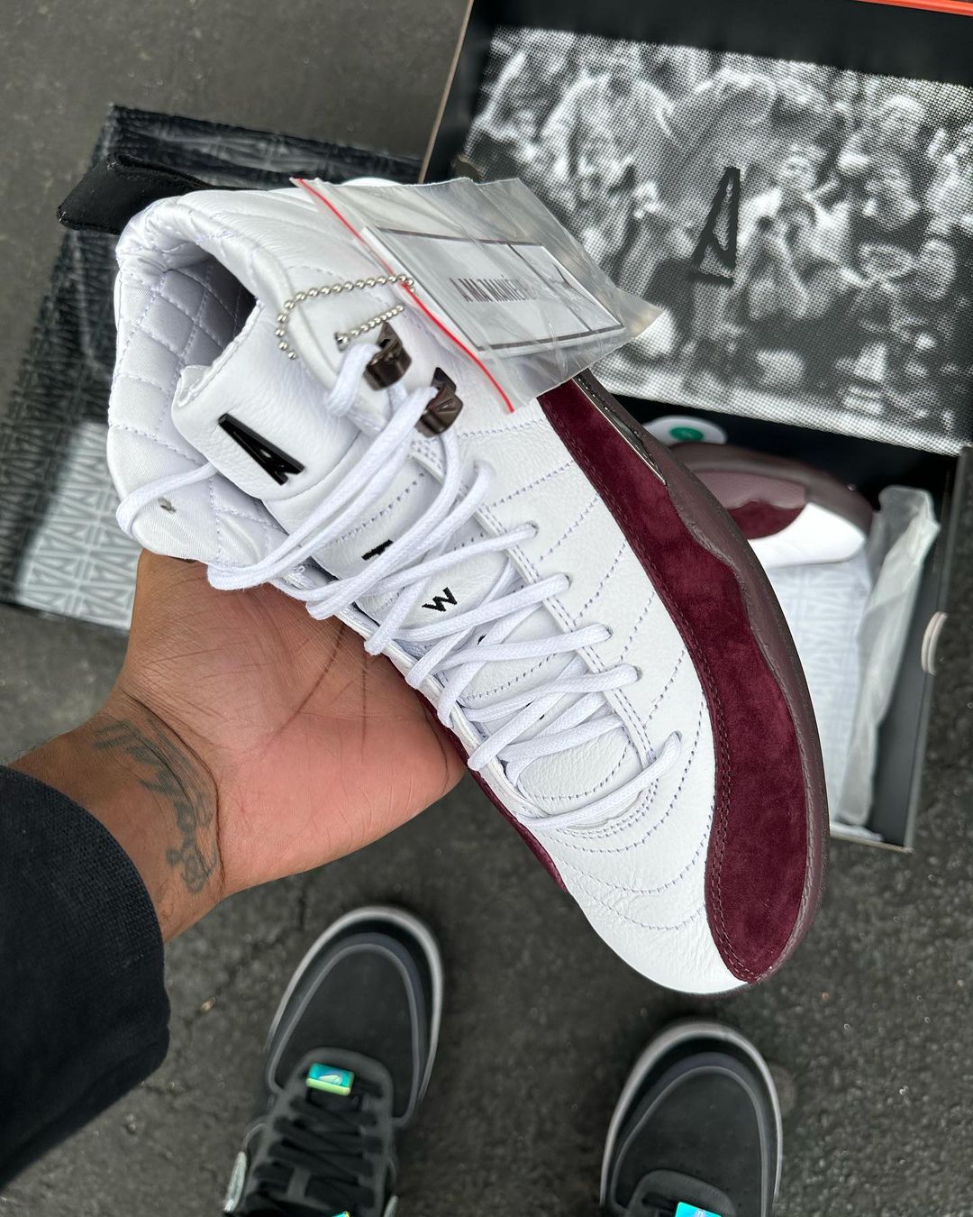 Official Look At The A Ma Maniere x Air Jordan 12 Retro White