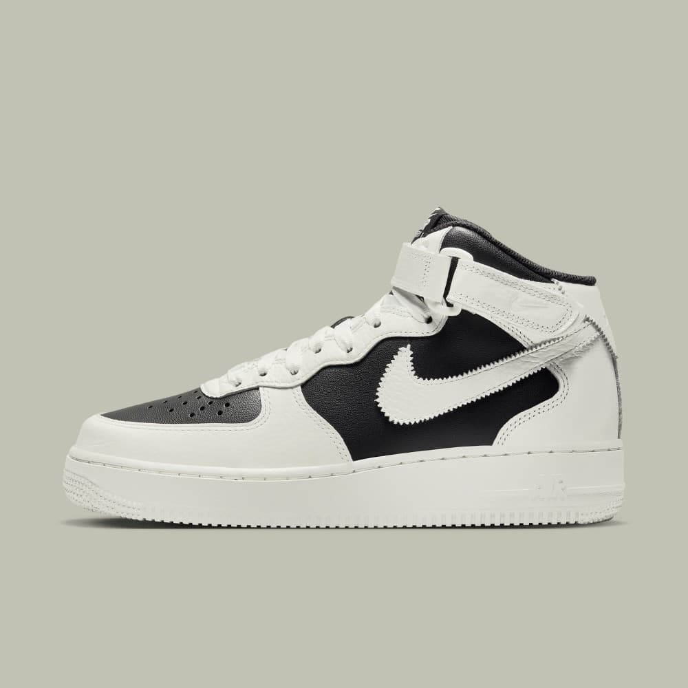 First Look Nike Air Force 1 Mid Reverse Panda Grailify