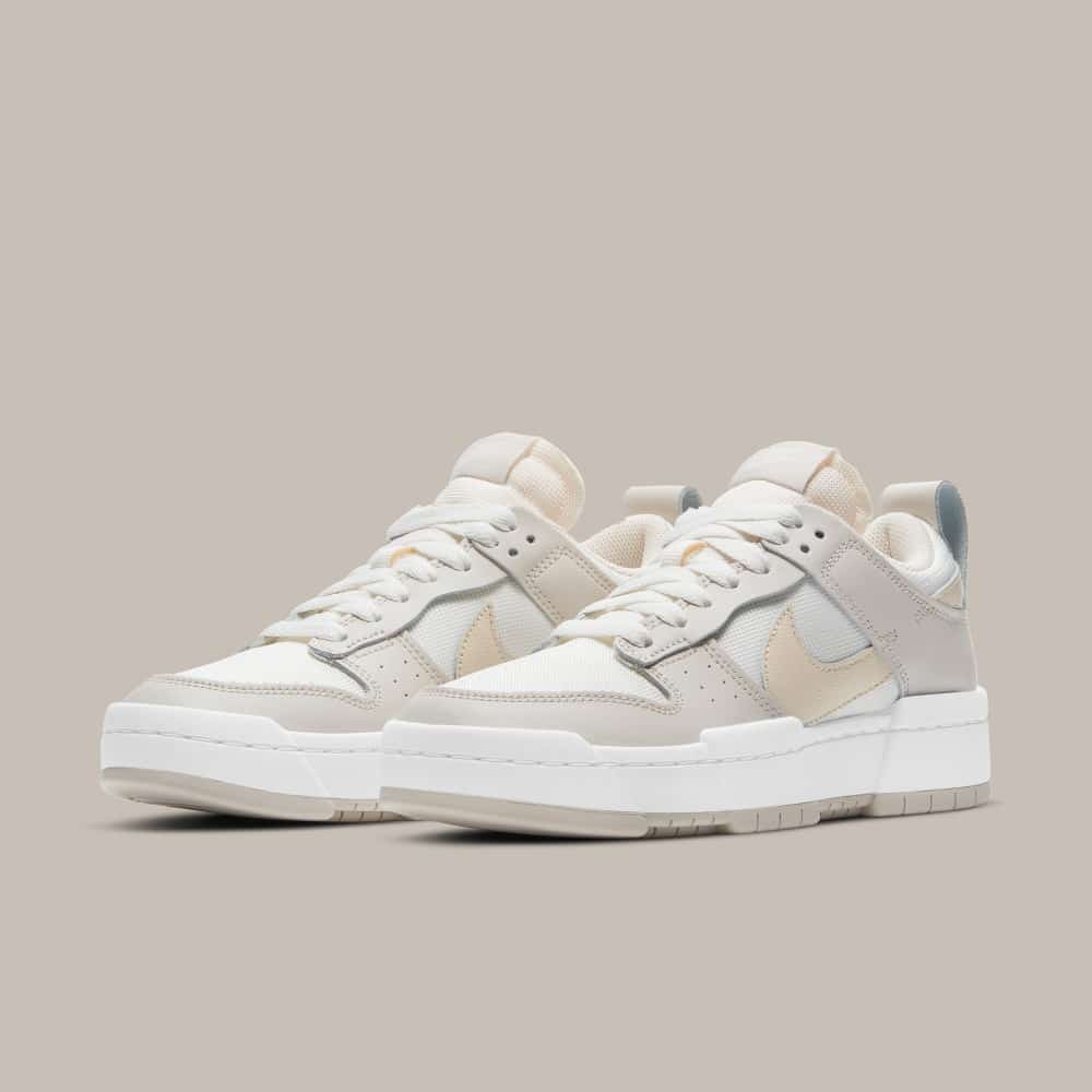 nike dunk low disrupt sail desert sand