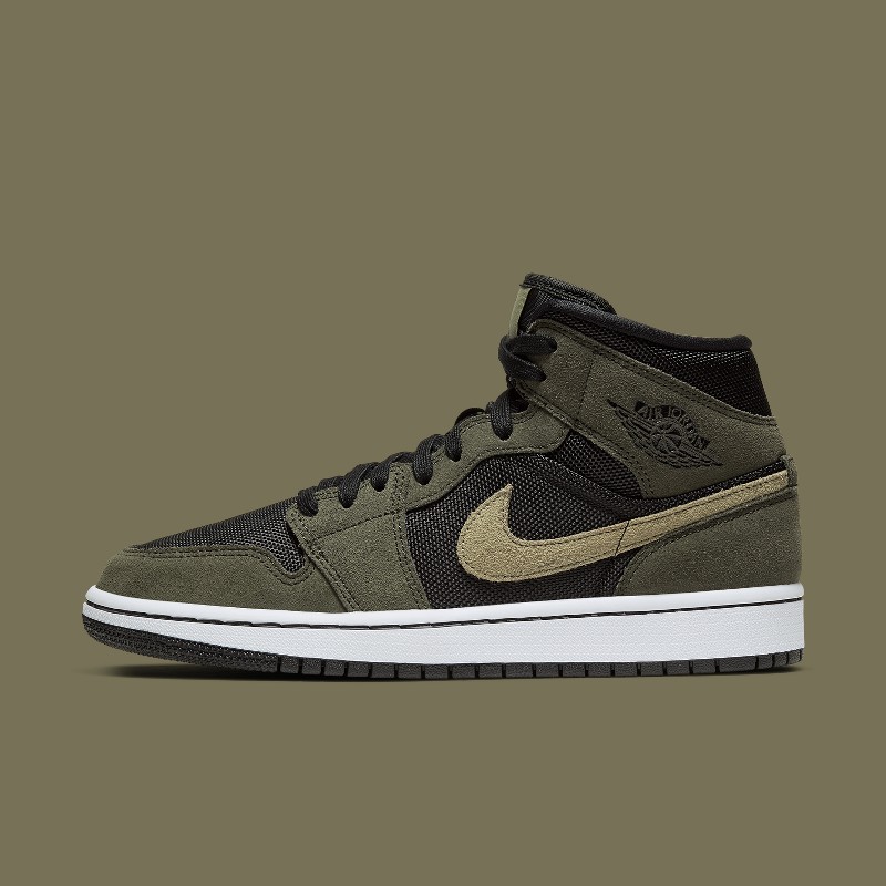 New Air Jordan 1 Mid Comes in Military Colorway Grailify