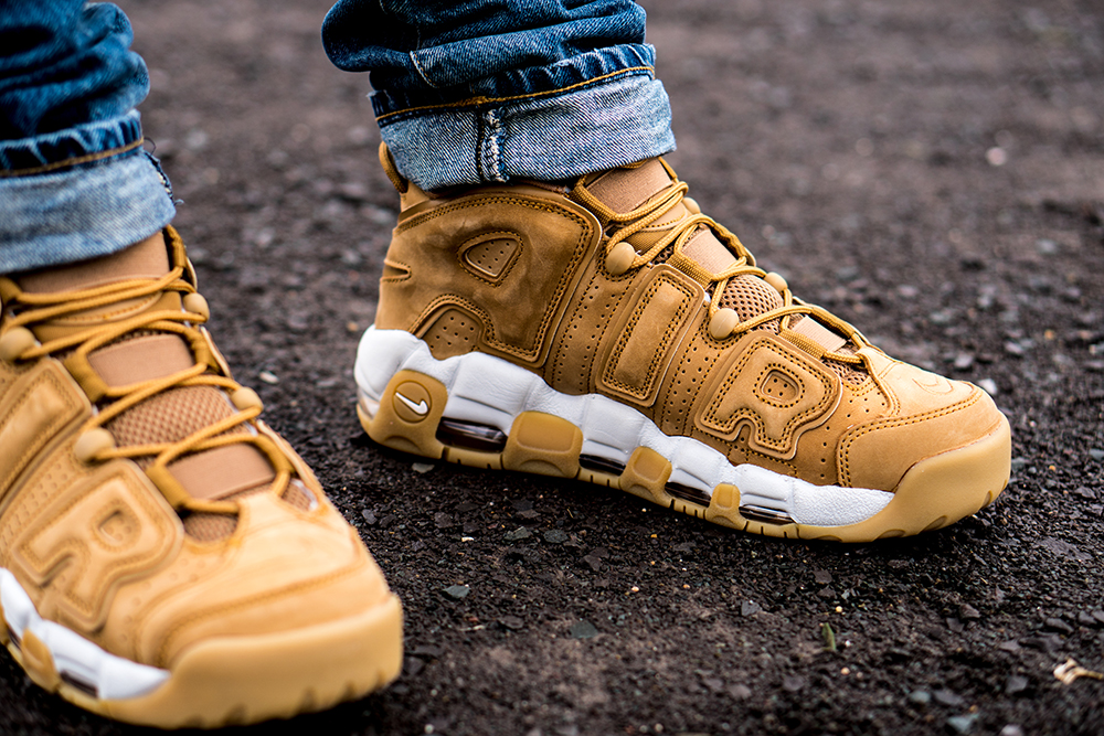 Uptempo flax shop on feet