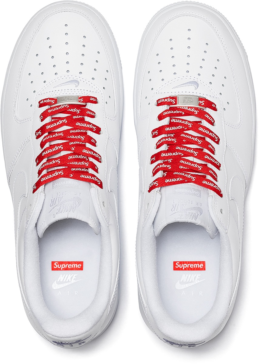 The new Supreme x Nike Air Force 1 finally come .