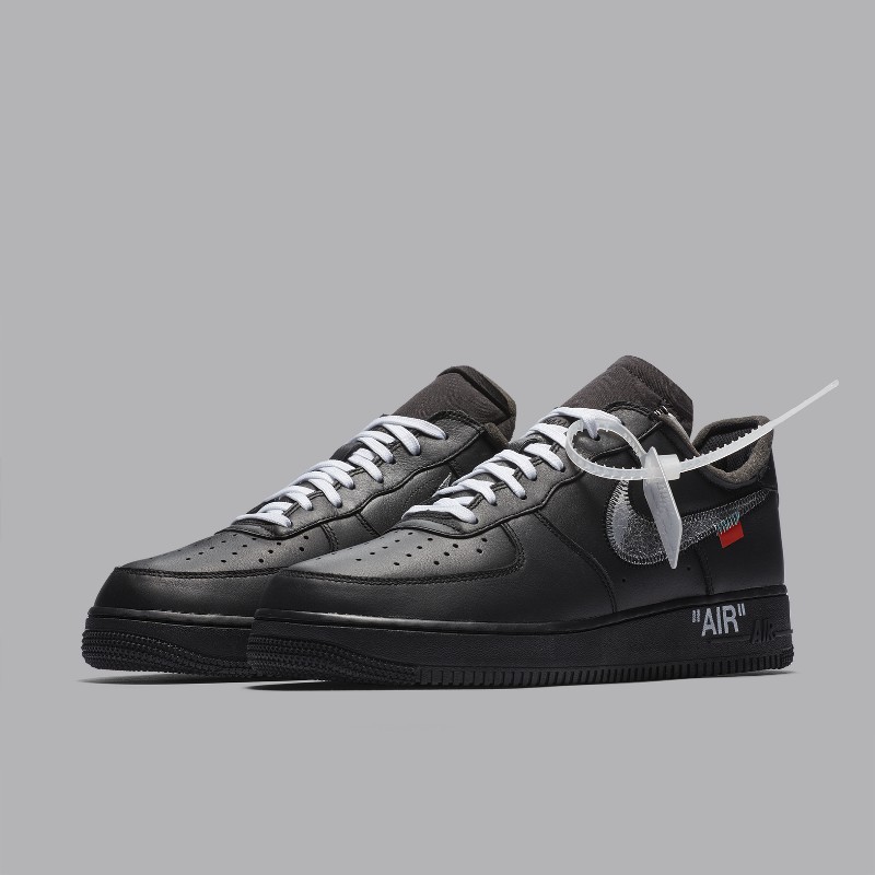 Air force 1 off white noir deals