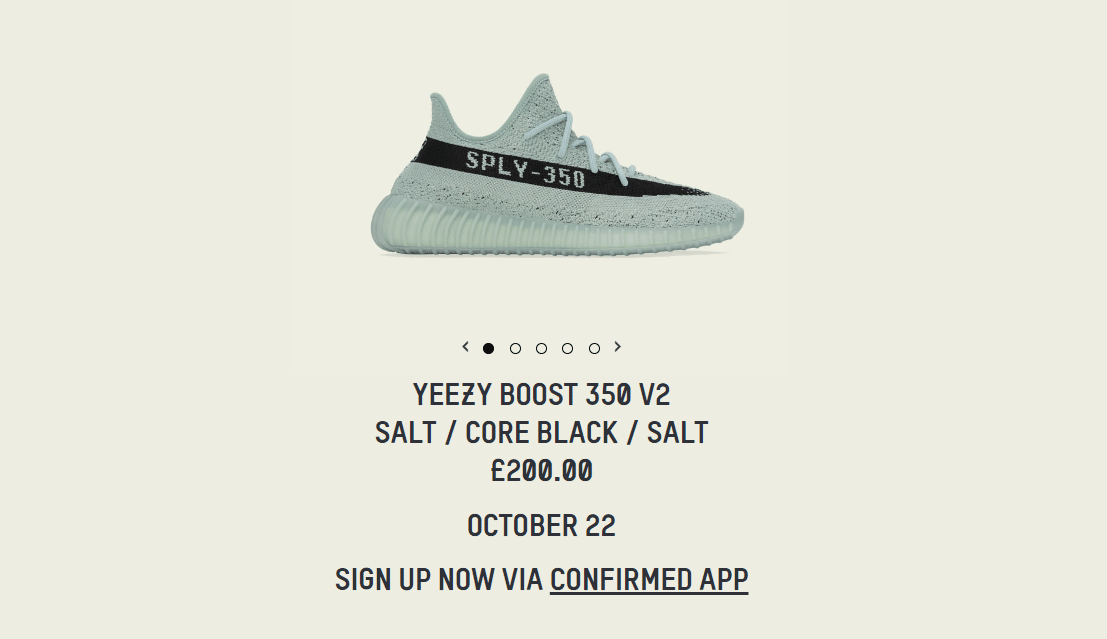 Adidas app hot sale yeezy restock