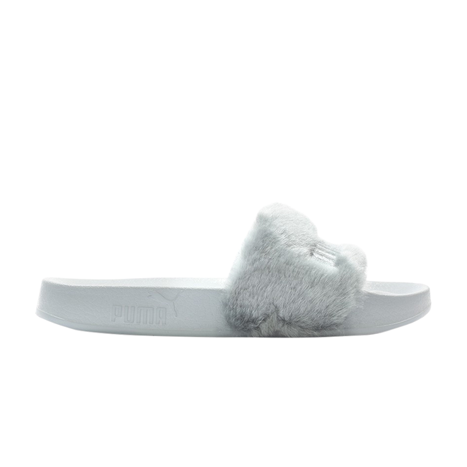 Puma fur sales slides grey