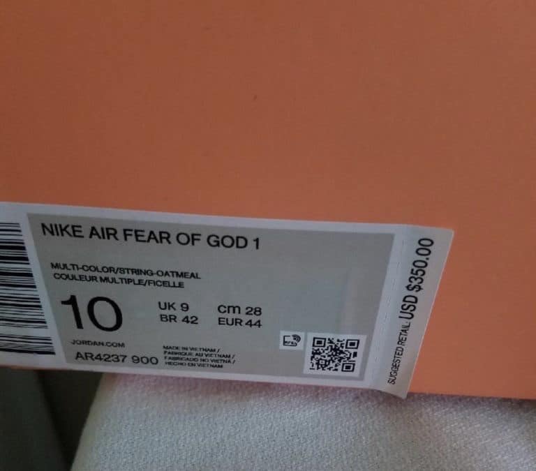 First Look Nike Air Fear of God 1