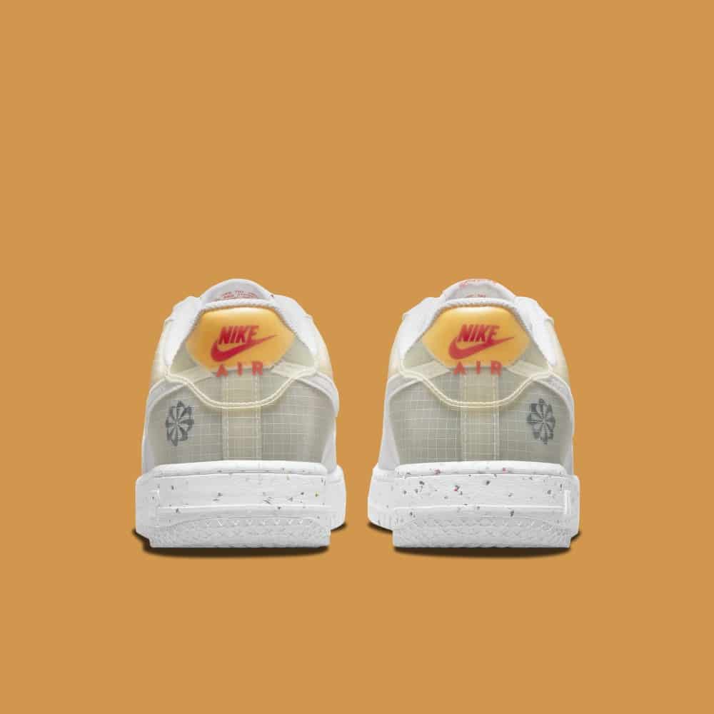 Nike Air Force 1 Crater Move To Zero - White Orange