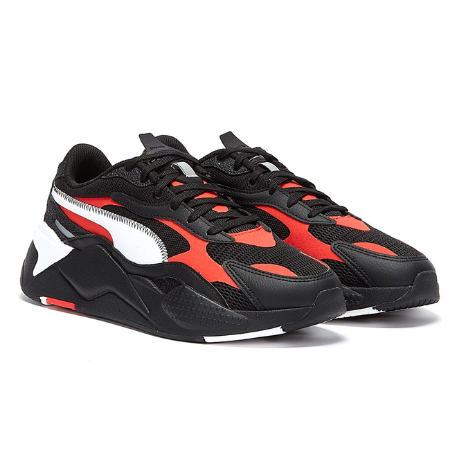 RS-X3 Drive Mens Black / Red / White Trainers | 37499101