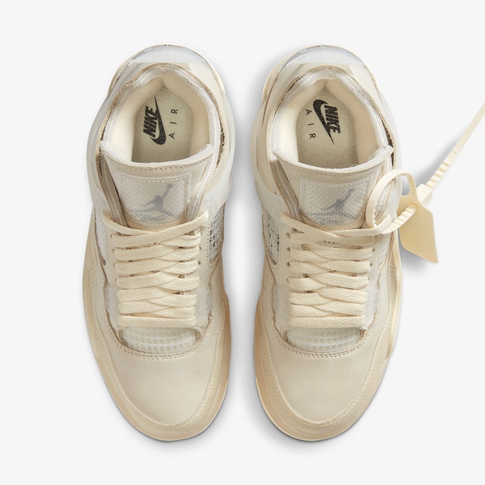 Off-White x Air Jordan 4 Sail | CV9388-100 | Grailify