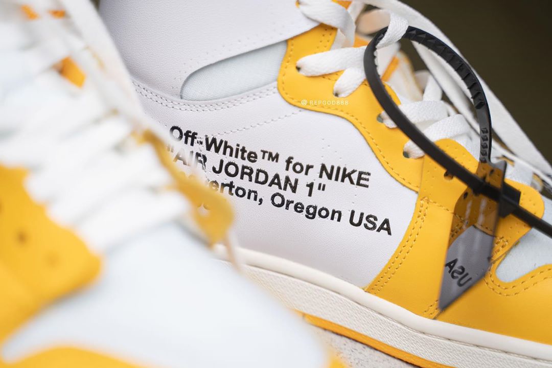 off white canary yellow jordan 1