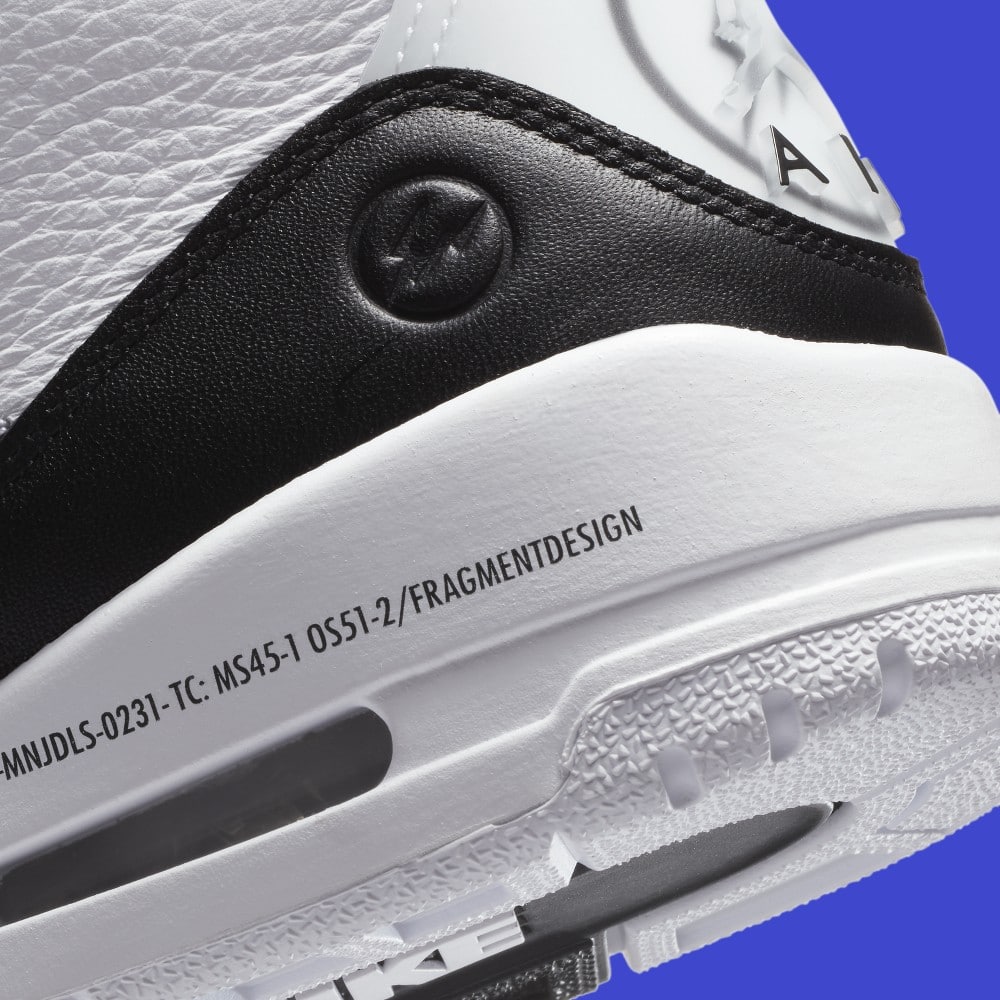 Official Pictures of fragment design x Air Jordan 3 Retro SP |