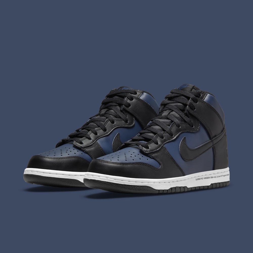 Official Images of the fragment design x Nike Dunk High 