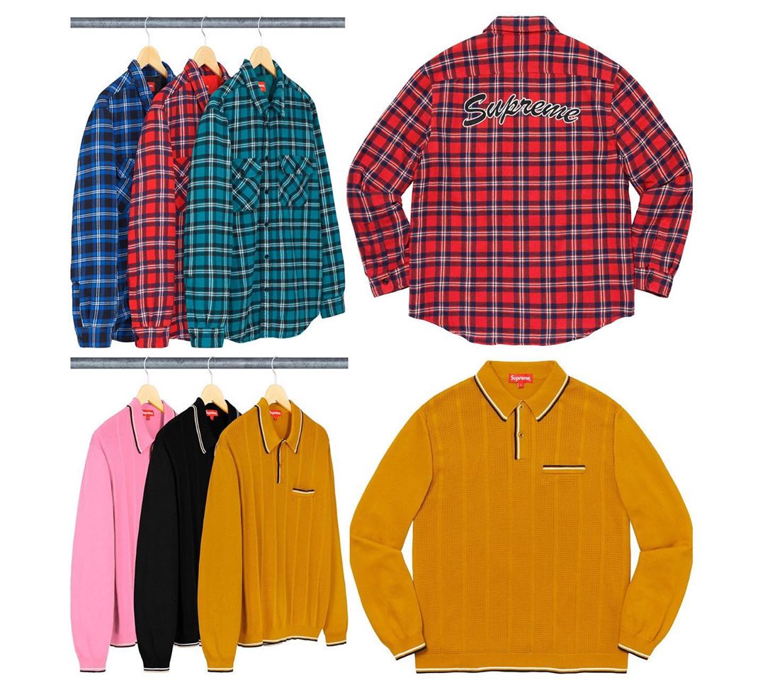 Supreme Fall/Winter 2019 Shirts and Tops