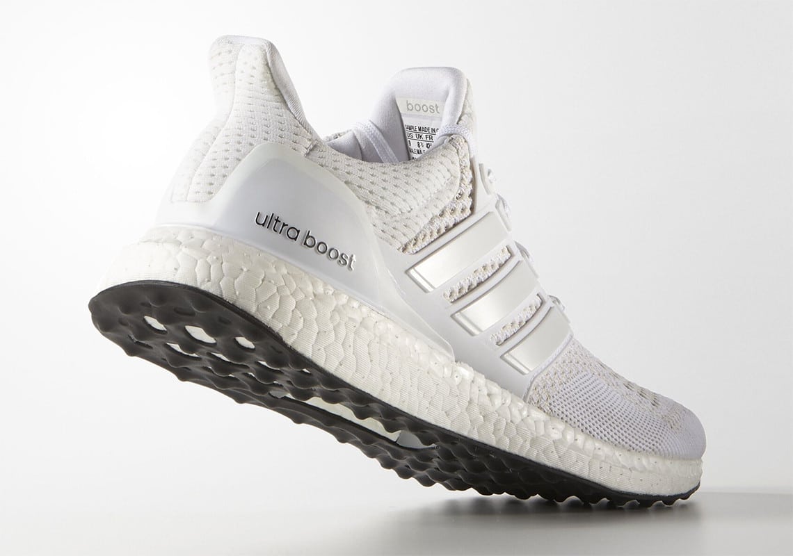 Ultra boost v1 triple hot sale white