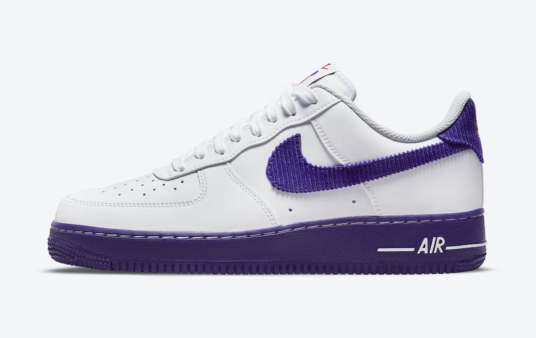 Nike Air Force 1 with Corduroy Swoosh Grailify