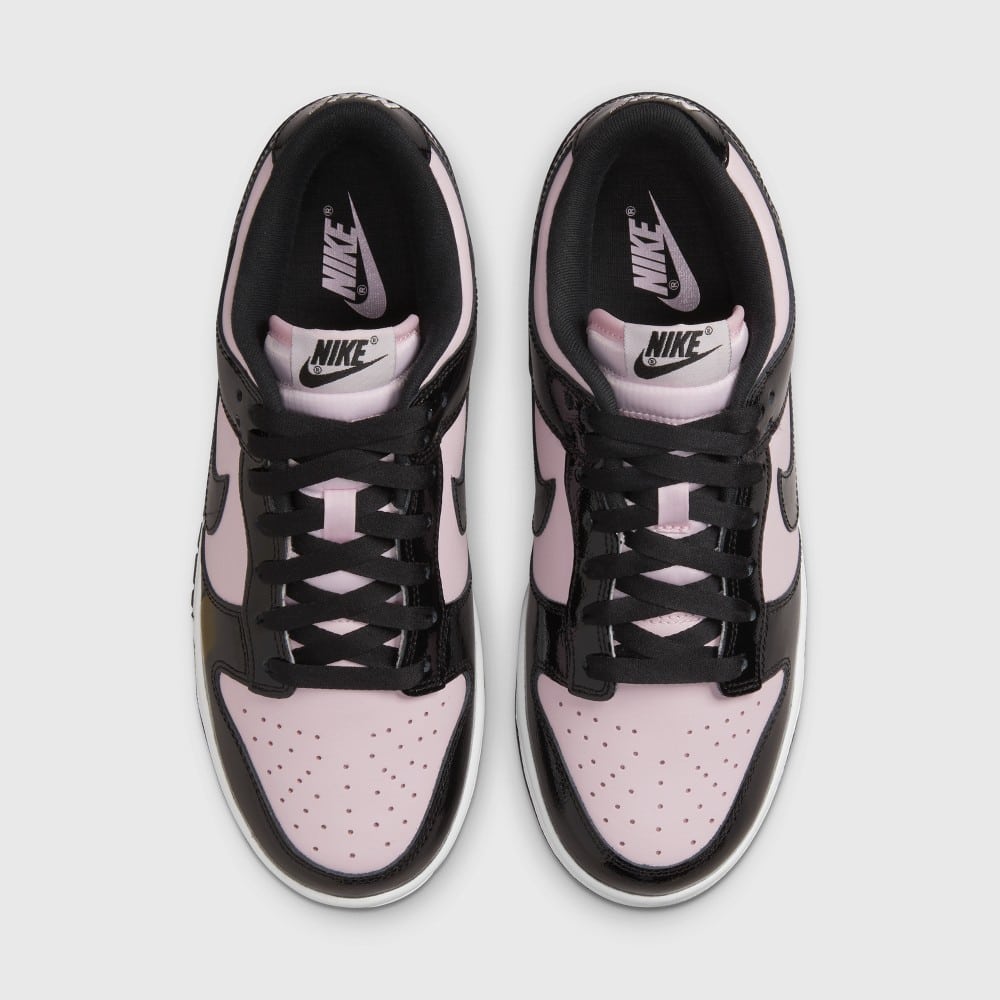 Pink and Black Patent Leather Appear on the New Nike Dunk Low WMNS |