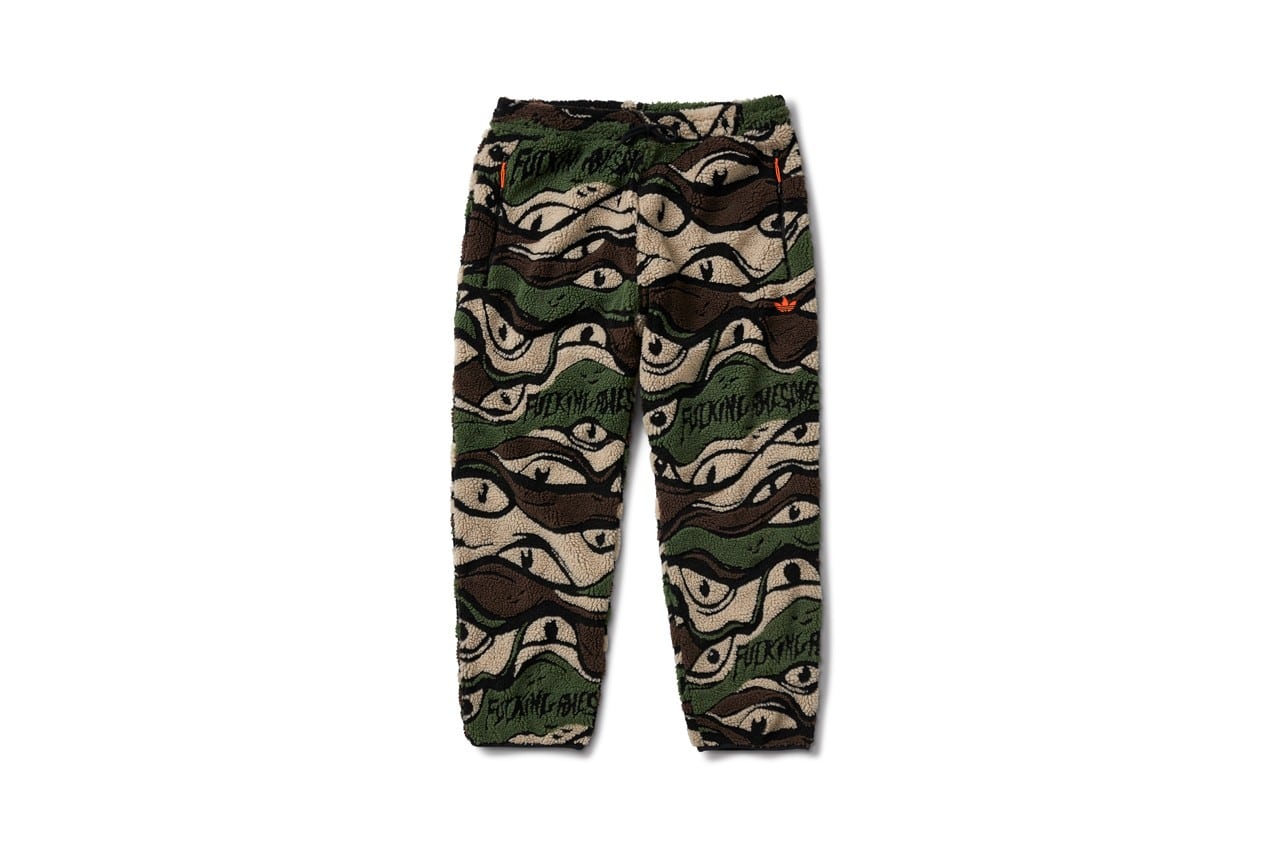 Two-Piece Sherpa Camo Collaboration from adidas and Fucking Awesome |