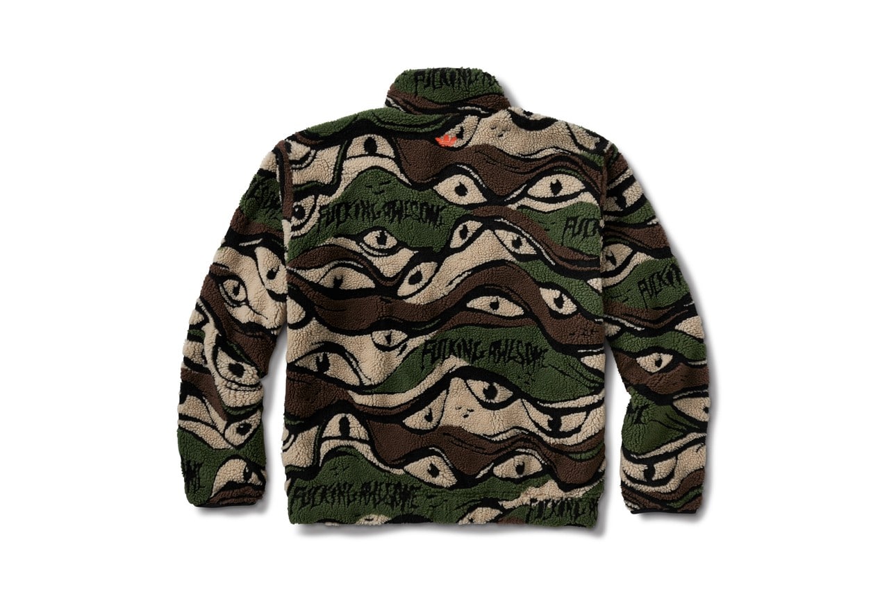 Two-Piece Sherpa Camo Collaboration from adidas and Fucking Awesome |