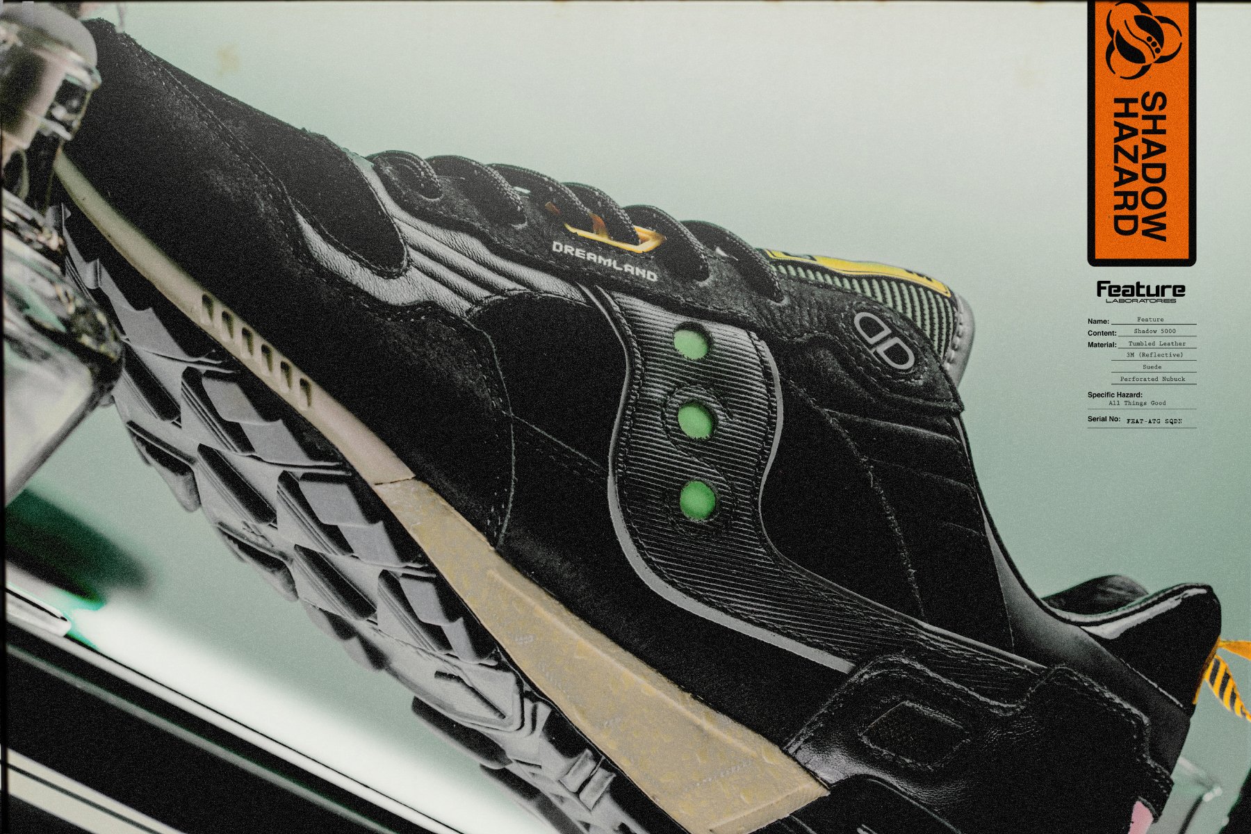 Feature und Saucony bringen einen Area 51 inspirierten Shadow 5000