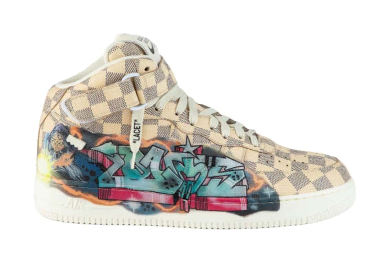 wo findet man dior/louis vuitton air force? (Mode, Schuhe, Nike)