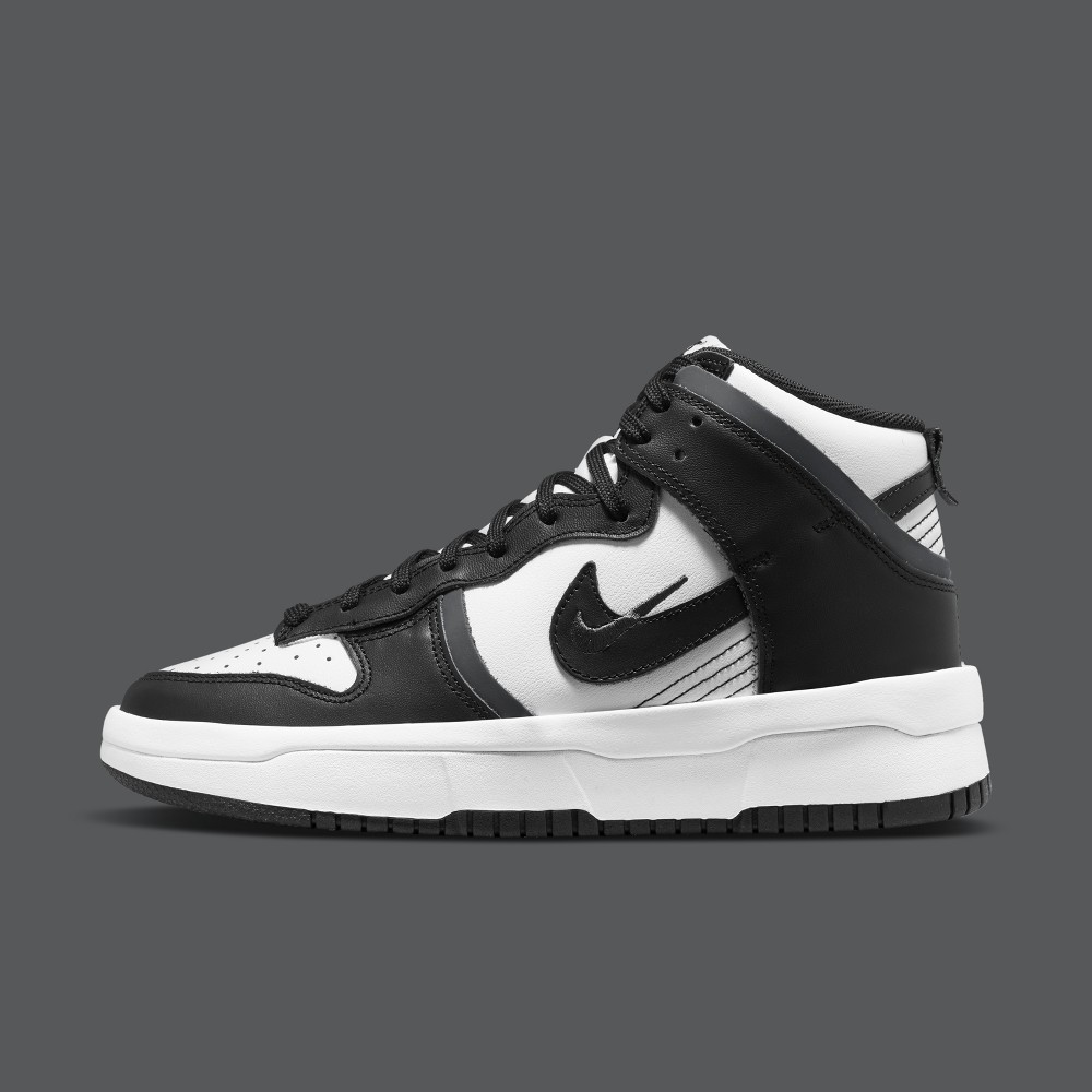 dunk high up black white