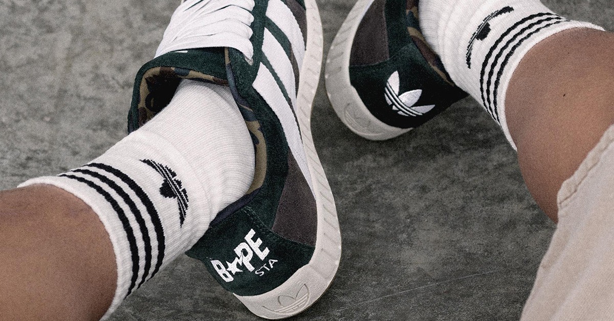 BAPE and adidas Originals Launch New adidas N BAPE Sneaker | Grailify