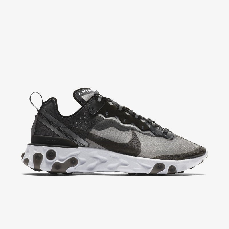 Nike React Elemet 87 Black | AQ1090-001 | Grailify