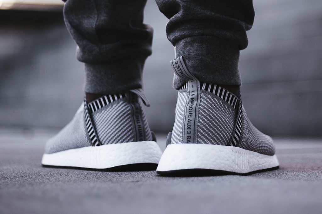 First Look adidas NMD CS2 Black Pink Grey Pink Grailify