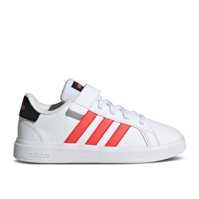 adidas Grand Court J 'White Bright Red' | IG4840 | Grailify