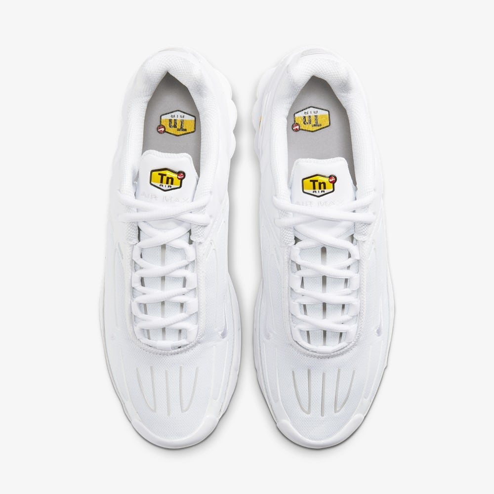 nike tn 3 triple white