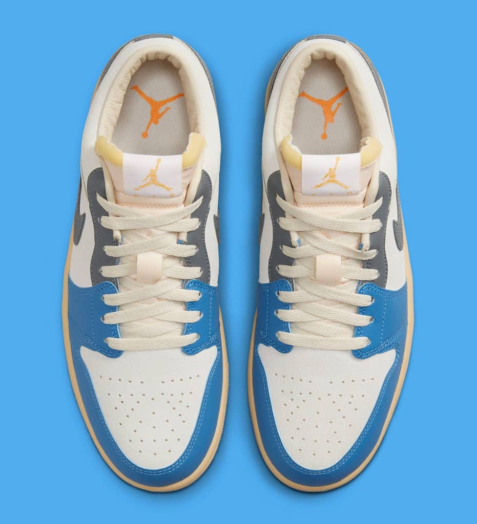 Jordan 1 Low Tokyo Vintage UNC Grey 96 - スニーカー