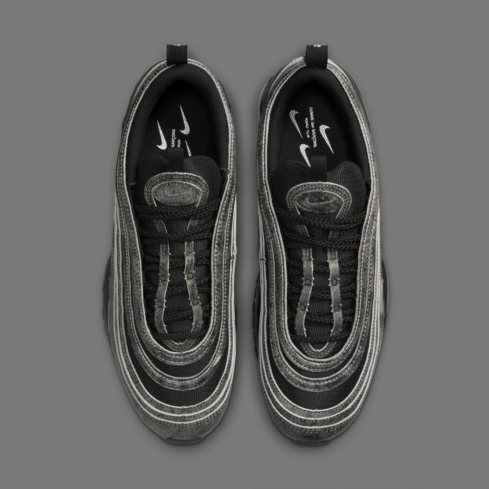 COMME des GAR ONS HOMME PLUS Drops Two Frayed Nike Air Max 97