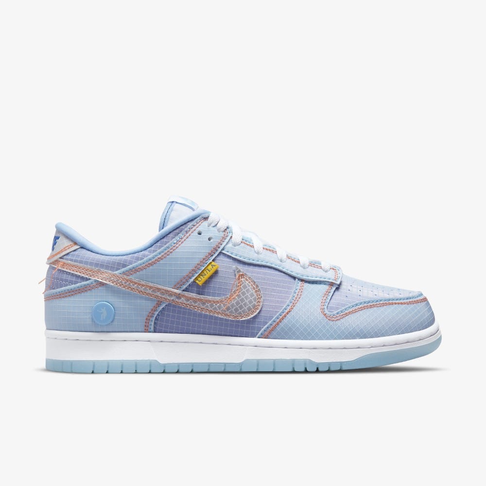 union x nike dunk low light blue