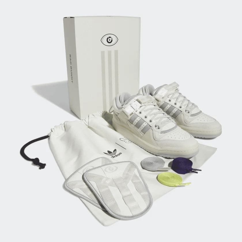 adidas forum buckle low bad bunny last forum