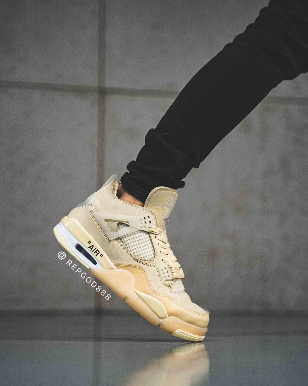 OFF WHITE x Air Jordan 4 “Sail” Beige  Pictures of shoes, Air jordans,  Jordan 4 off white