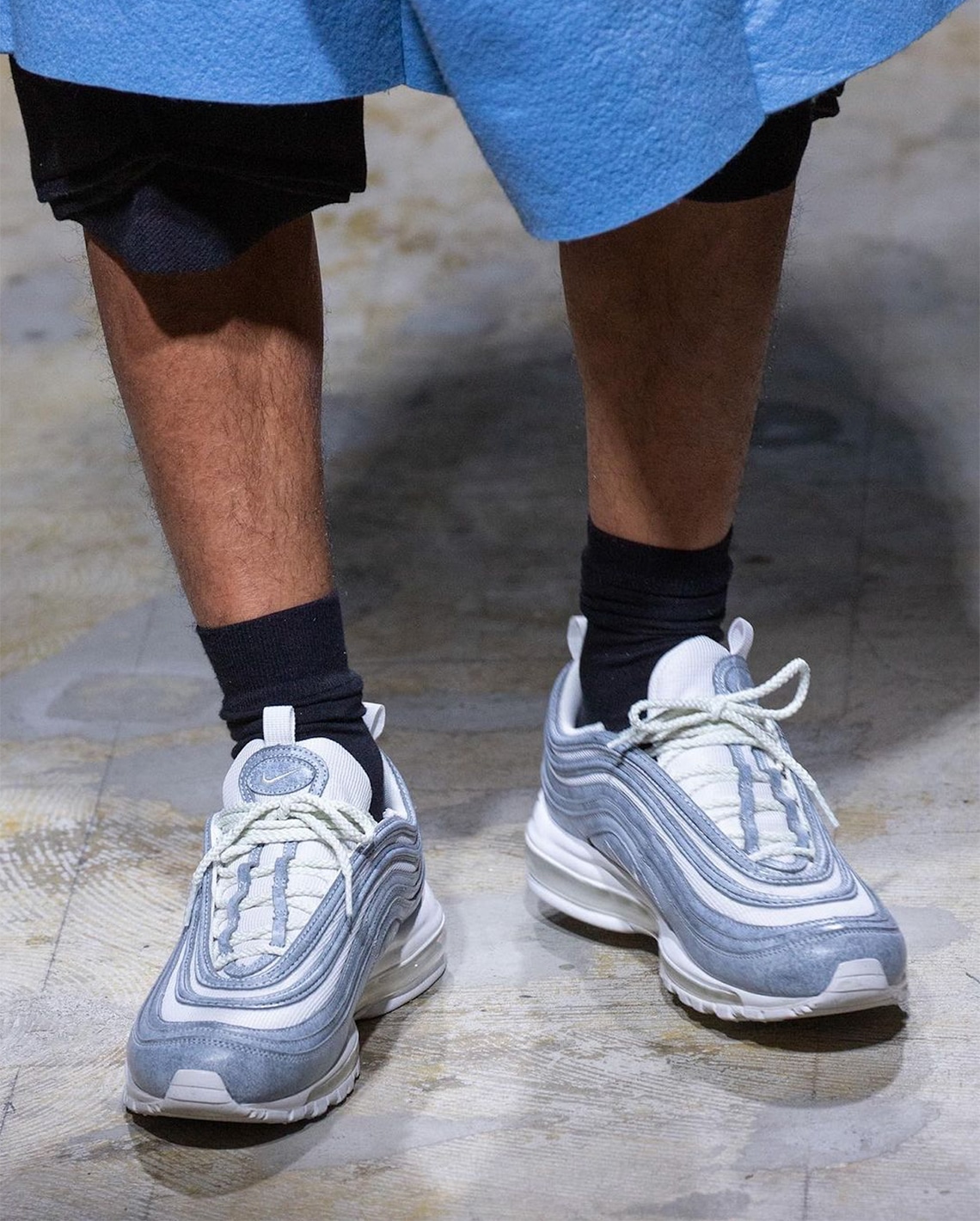 COMME des GARÇONS HOMME PLUS Drops Two Frayed Nike Air Max 97 |