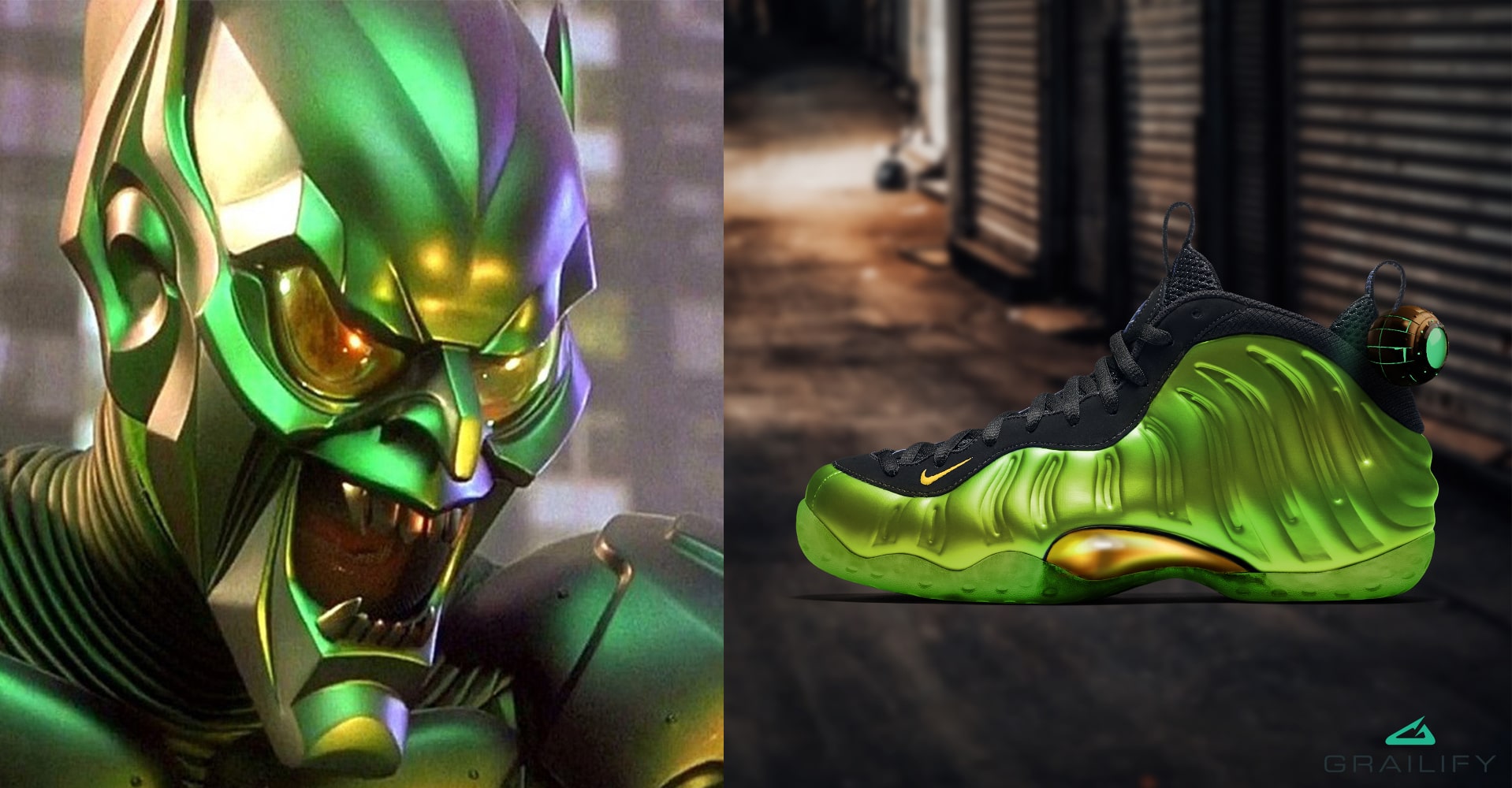 Foamposite on sale green goblin