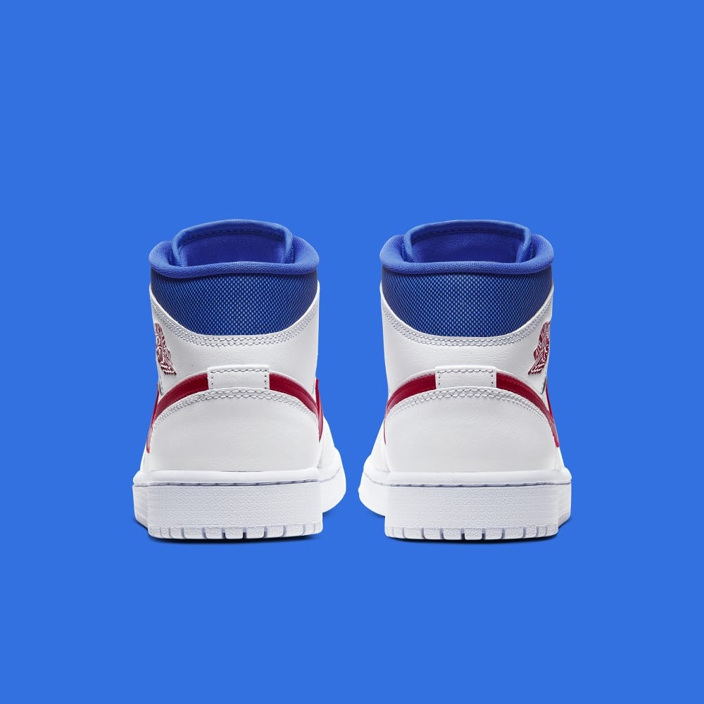 Nike air jordan bleu et rouge hot sale