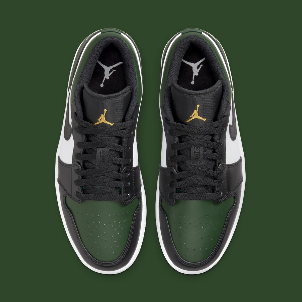 First Look: Air Jordan 1 Low Green Toe