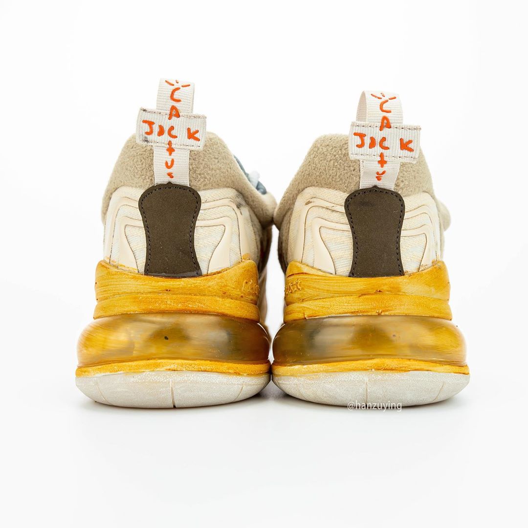 Travis scott x nike air max 270 react outlet raffle