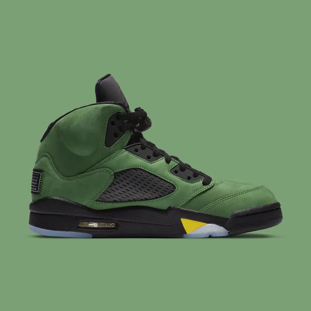 Jordan retro 5 online verdes