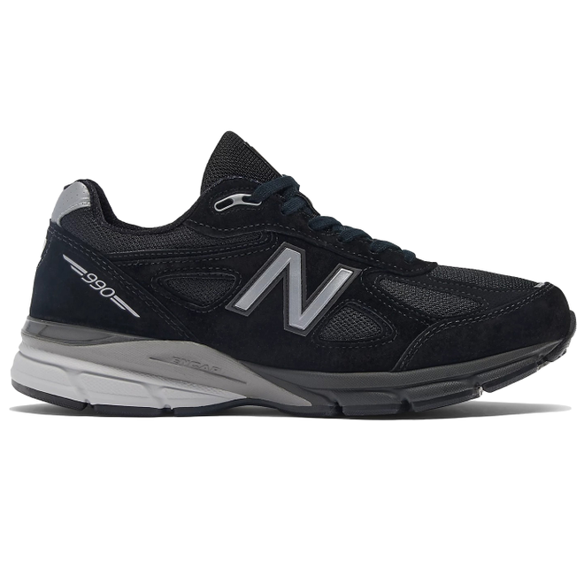 New Balance 990v4 MiUSA Black Silver | U990BL4 | Grailify