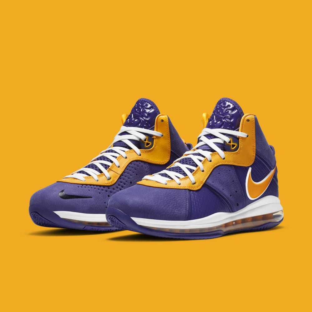 Lebrons laker cheap shoes