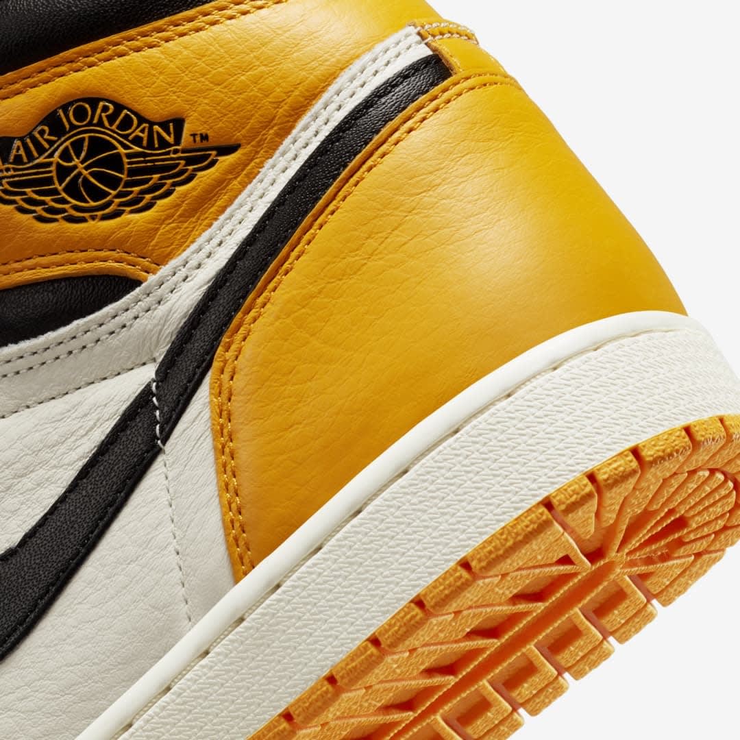 Jordan 1 yellow toe on sale release